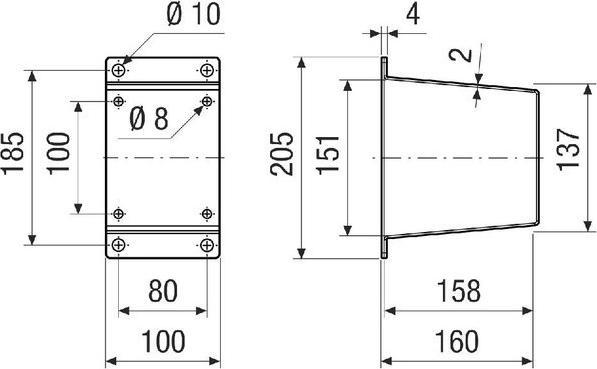 Actual product image Maico Motor base