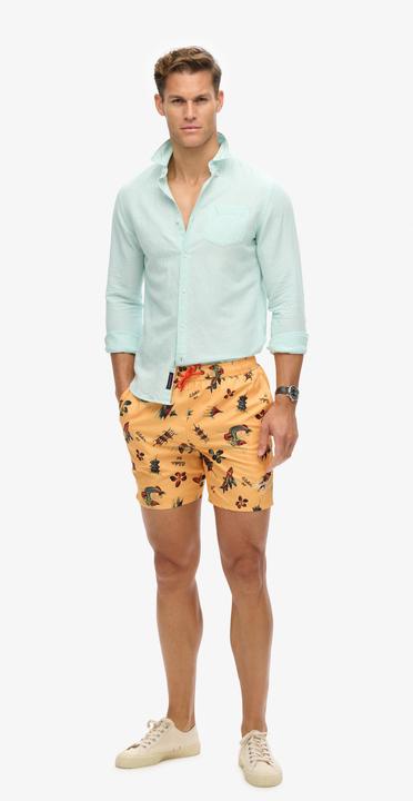 Produktbild Superdry Badehose mit Hawaii-Print (M)