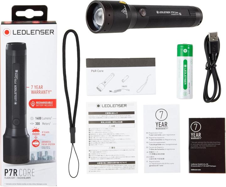 Immagine prodotto Ledlenser P7R Core (16.50 cm, 1400 lm)