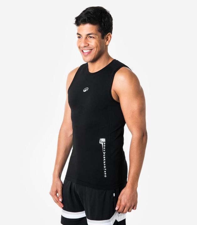 Actual product image Tarmak Basketball Trikot ärmellos - Tank 500 NBA schwarz (XXL)