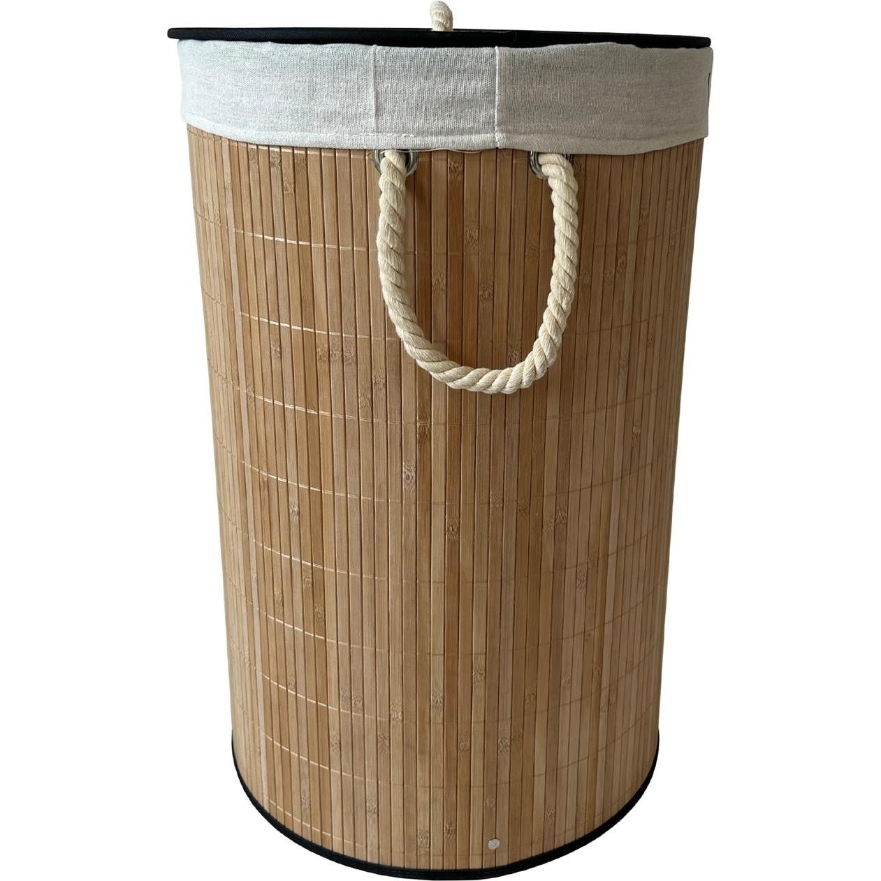 Thumbnail - HTI-Living, Wäschekorb, Wäschesammler 66 Liter Briena rund (66 l)