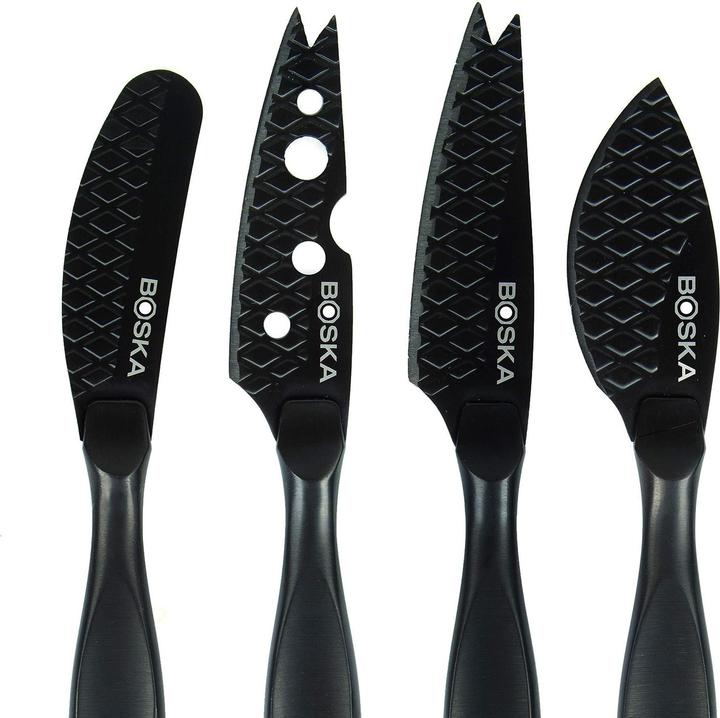 Produktbild Boska Käsem.-Set Mini Monaco+ Schwarz schwarz Edelstahl 190x190x24