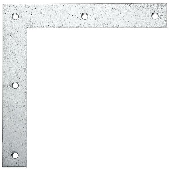 Thumbnail - Alberts, Baubeschläge + Holzverbinder, Eckwinkel quadratisch 200 x 200 x 30 mm, sendzimirverzinkt, 1 Stck (Eckwinkel, 10...