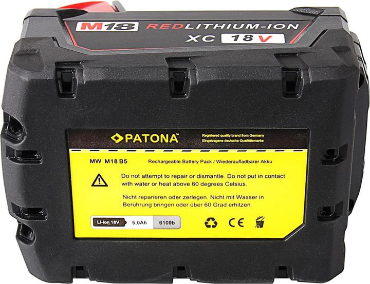 Productafbeelding Patona Batterij Milwaukee M18 (18 V)