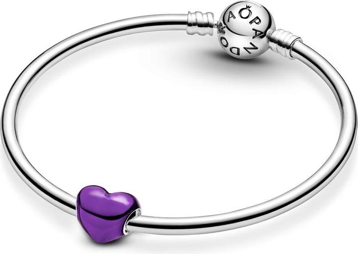 Immagine prodotto Pandora Ciondolo a cuore viola metallizzato (Argento 925, Smalto)