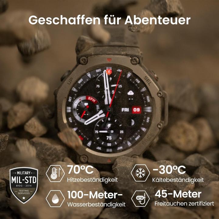 Produktbild Amazfit T-Rex 3 (48.50 mm, nur WLAN)