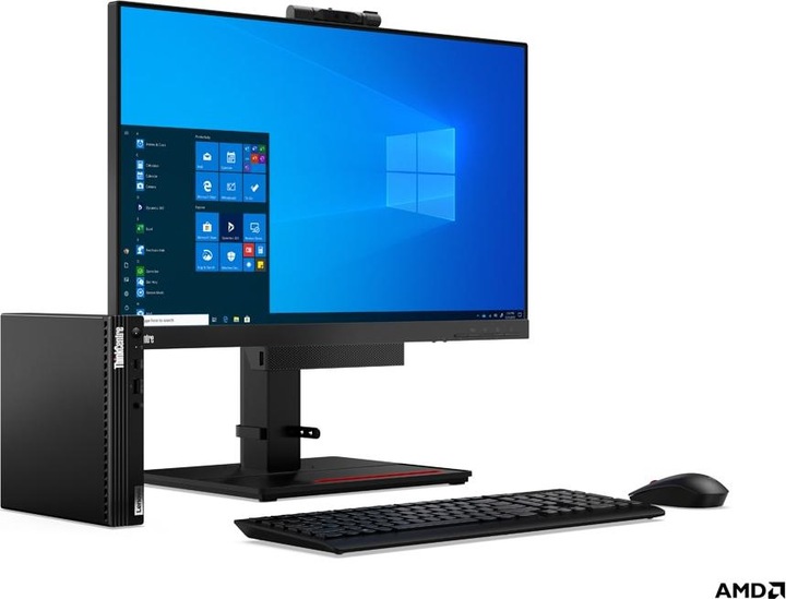 Produktbild Lenovo ThinkCentre M75q Gen 2 (AMD Ryzen 7 5700GE, 32 GB, 1000 GB, AMD Radeon Graphics)