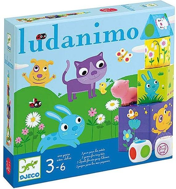 Actual product image Djeco Ludanimo 3in1