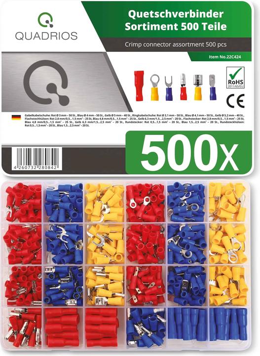 Quadrios Quetschverbinder-Sortiment