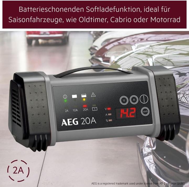 Immagine prodotto AEG Caricabatterie automatico (12V, 24V, 20 A)