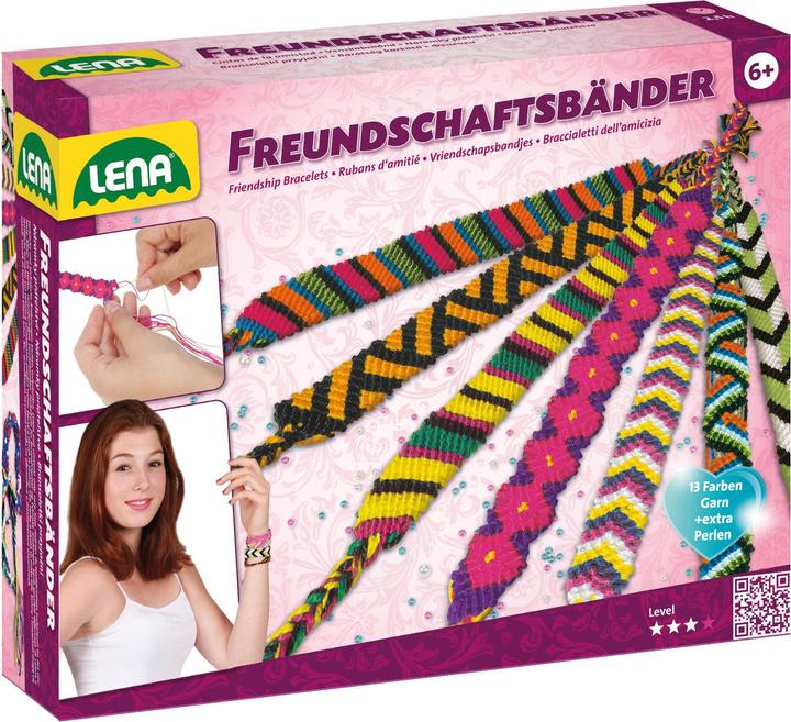 Produktbild Lena Friendship bracelets, big, Children"s jewellery bracelet making kit, 6 yr(s), Multicolour
