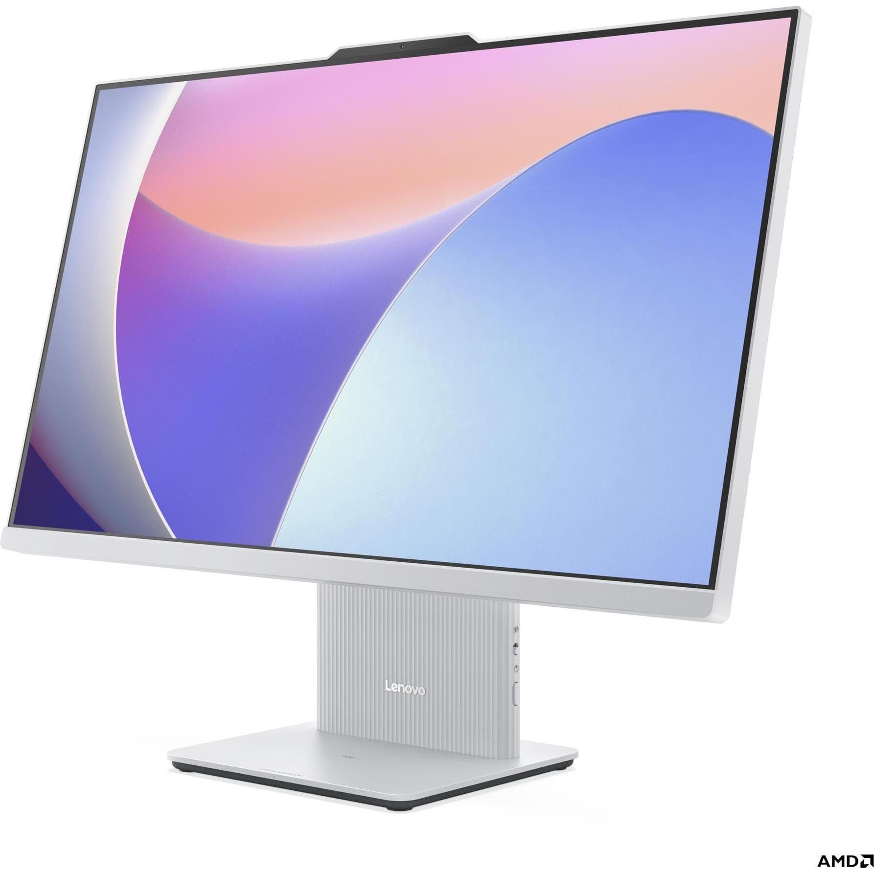 Lenovo IdeaCentre AIO 27ARR9 (AMD Ryzen 5 7535HS, 16 GB, 512 GB, Radeon 660M), PC, Grau