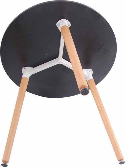 Image du produit CLP Table Ansgar Natura, noir (80 x 75 cm)