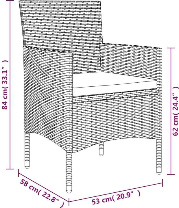 Produktbild vidaXL Olderico (160 x 80 x 74 cm)