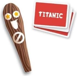 Actual product image Exploding Kittens EXKD0054 - Poetry for Neanderthals: Pop Culture Edition (German)