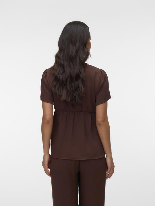 Immagine prodotto Mamalicious Normal geschnitten V-Ausschnitt Top Bluse (M)