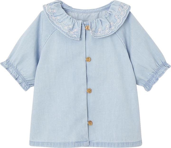 Produktbild Vertbaudet Mädchen Baby Jeansbluse (62)