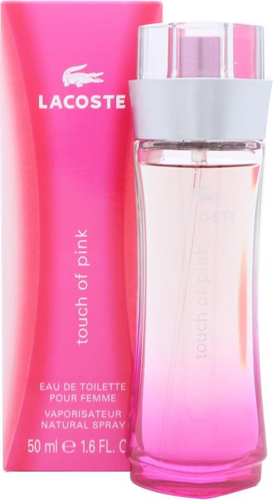 Actual product image Lacoste Touch of Pink Eau de Toilette 50ml Spray (Eau de toilette, 50 ml)