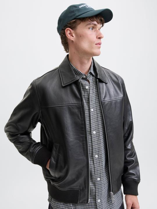 Actual product image Jack & Jones Jorleather Bomber Jacket Styd Aw25 (S)