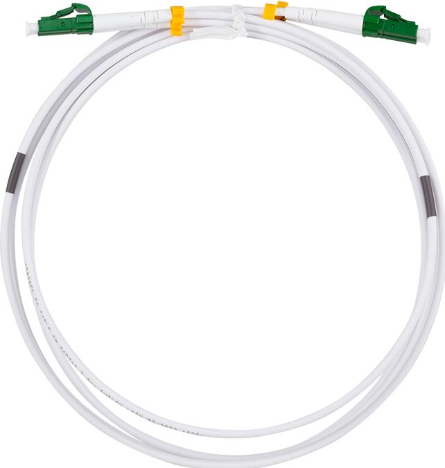 Produktbild LogiLink Stahlarmiertes Glasfaser-Patchkabel OS2, Duplex LC/APC - LC/APC, 1 m (UTP, CAT7, 1 m)