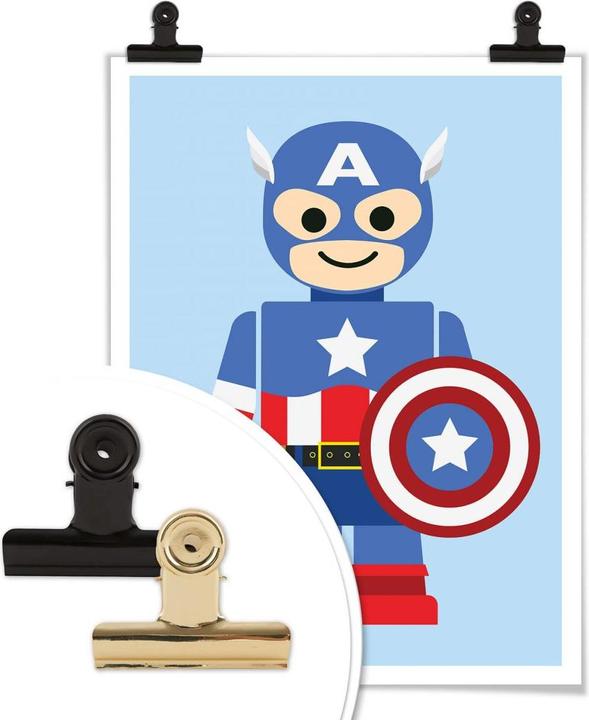 Produktbild Trenddeko Captain America Spielzeug (24 x 30 cm)