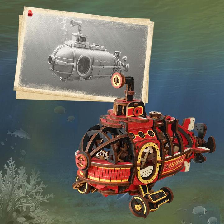 Produktbild Robotime Bausatz Deep-sea Adventurer, Modell Art: Schiff