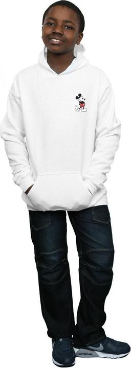 Immagine prodotto Disney Mickey Mouse Kickin Retro Chest Felpa con Cappuccio Ragazzi (152, 158)