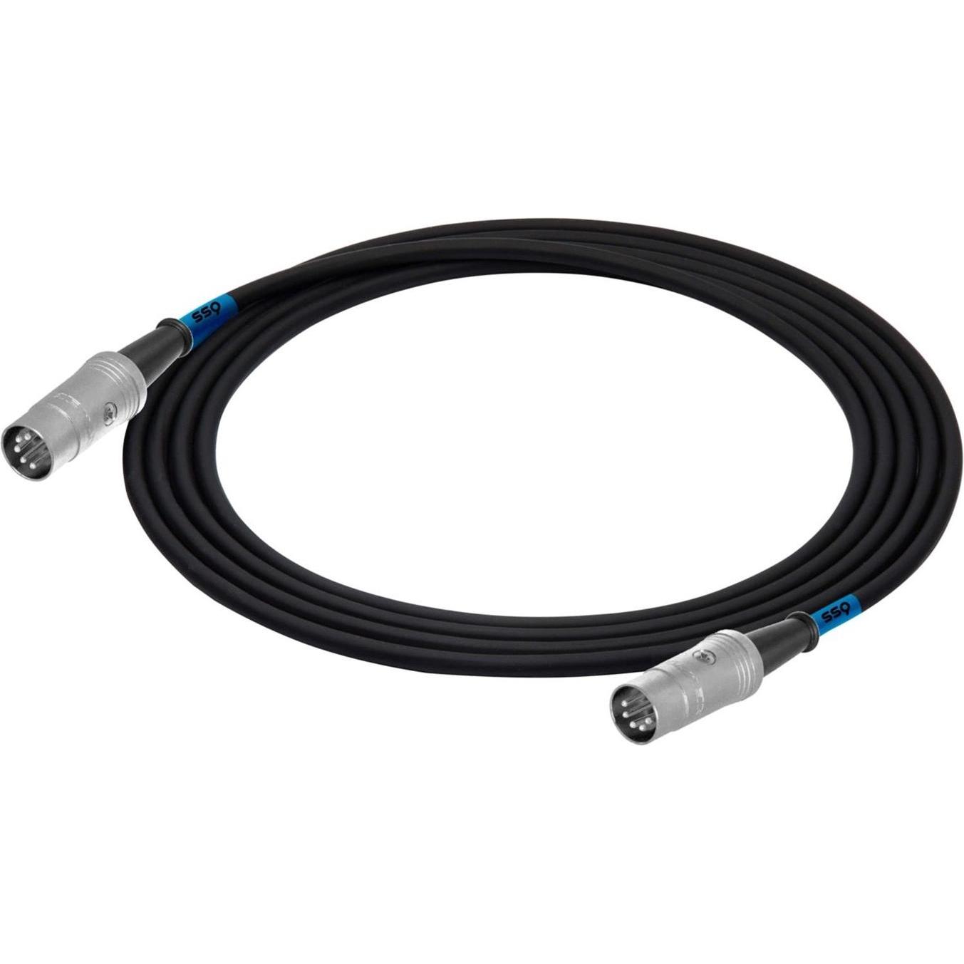 SSQ MIDI2 SS-1418 Cavo MIDI 5 pin - MIDI 5 pin 2 m Nero (2 m, MIDI), Cavo audio