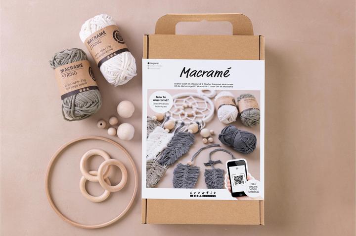 Actual product image Creativ Company Learning set Macramé