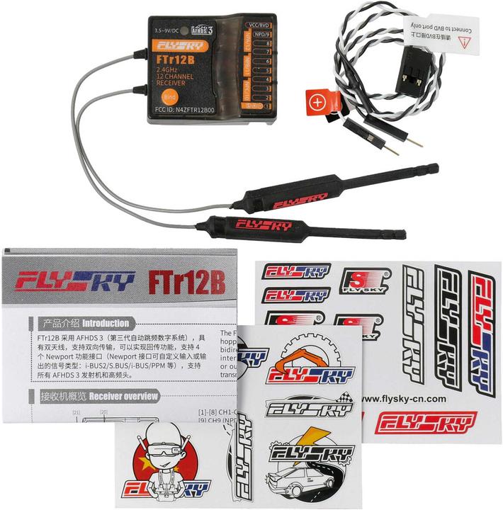 Actual product image Fly Sky FTR12B AFHDS3 receiver 12 channel