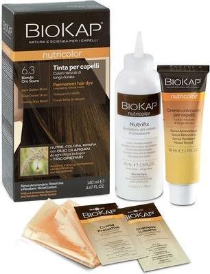 Immagine prodotto Bio Partner Colore per capelli Nutricolor 6.3 Biondo Scuro Oro 140ml (6,3 Biondo scuro Oro)