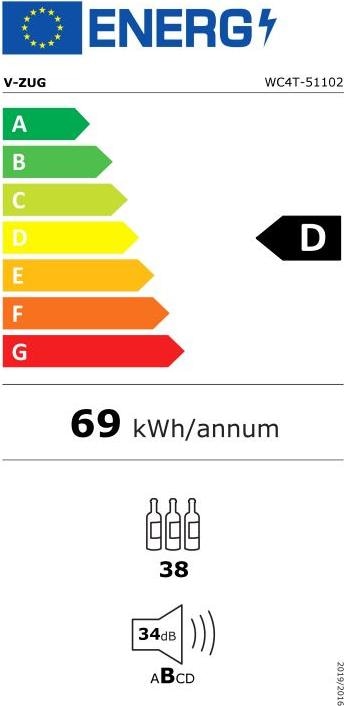 Energie-Label V-Zug 5110200019