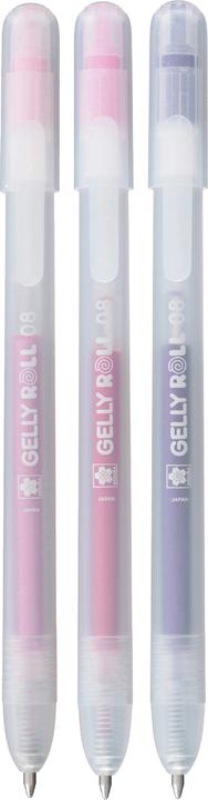 Produktbild Sakura Gelly Roll Retractable Classic Gelschreiber transparent 0,45 mm, Schreibfarbe: farbsortiert (3x)