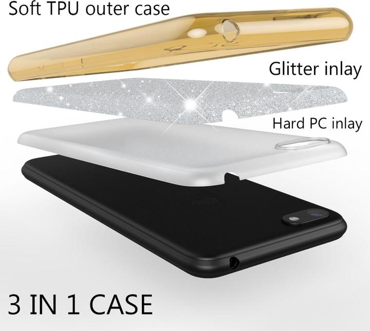 Produktbild Nalia Glitzer Hülle (Huawei Y5 (2018))