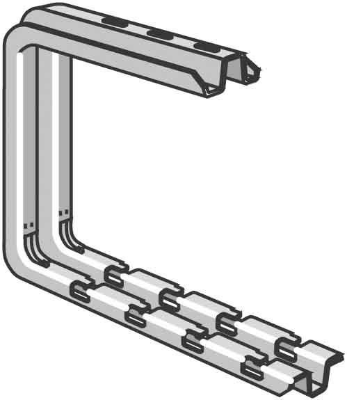 Produktbild Legrand CABLO CSNC100GS CSNC-Deckenkonsole L=178,5mm verzinkt