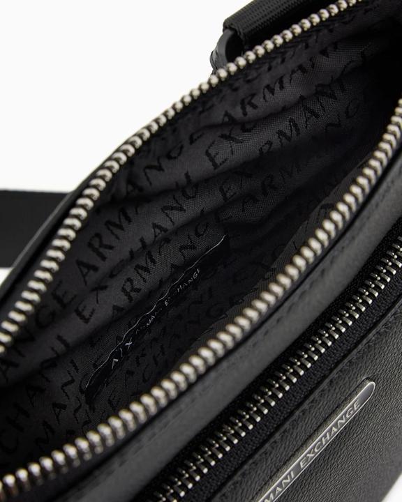 Immagine prodotto Armani Exchange Borsa a Tracolla Doppia con Logo e Targhetta Centrale