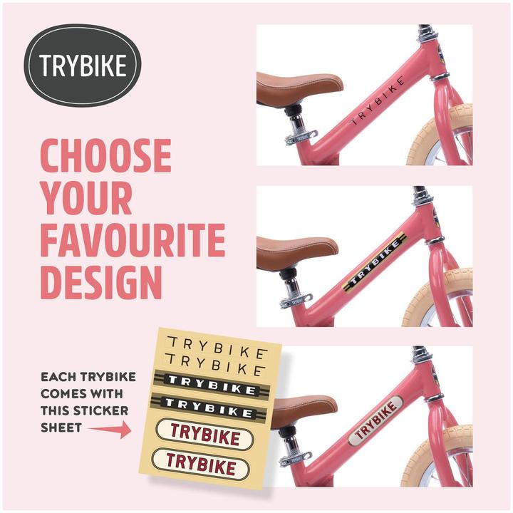 Produktbild Trybike 2 wheels steel - Vintage Rose (30TBS-2-PNK-VIN) (9.65")