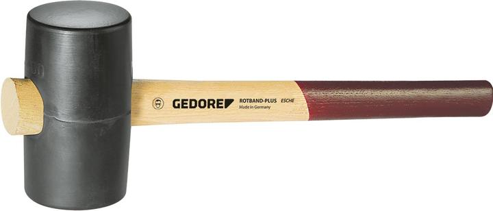Actual product image Gedore 227 E-4 Rubber mallet with ash handle, d 90 mm (1200 g)