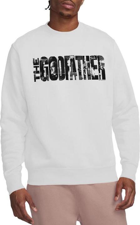 Actual product image The Godfather Unisex Adult Newspaper Logo Sweatshirt (S)