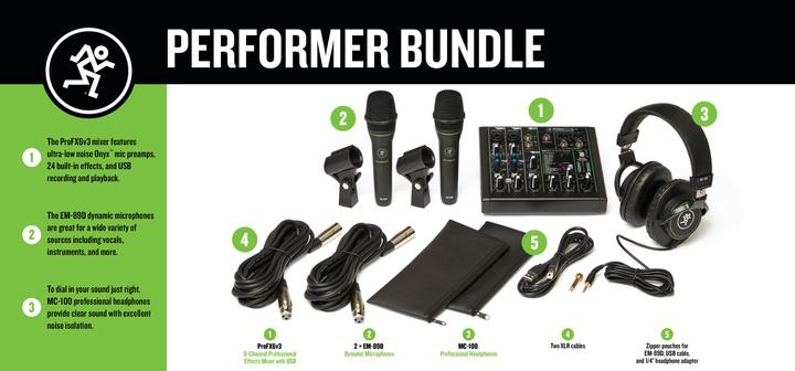 Produktbild Mackie Performer Bundle (Studio- und Livemixer)