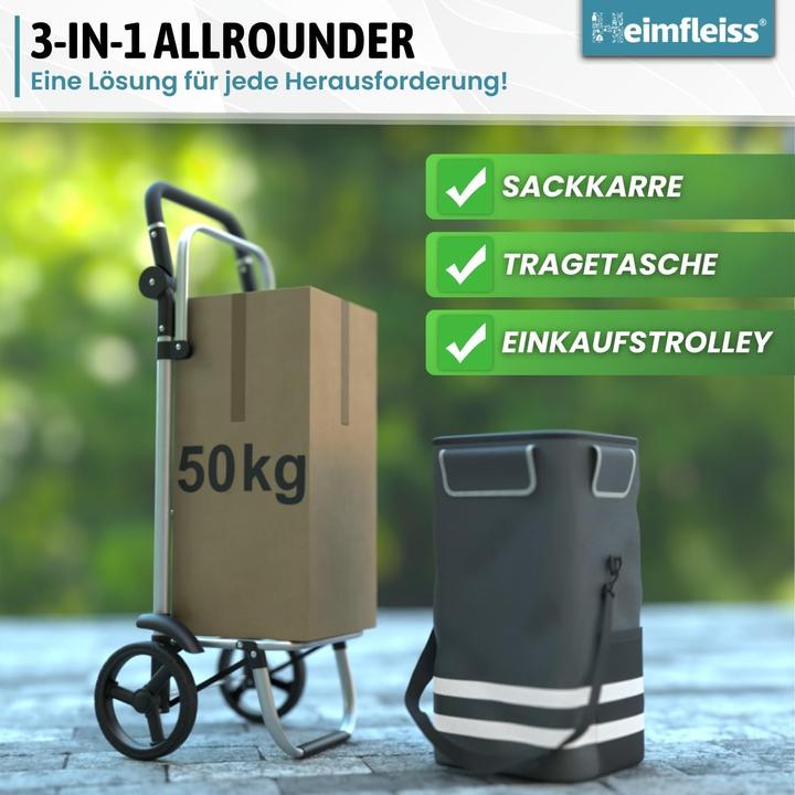 Produktbild Heimfleiss Einkaufstrolley mit Kühlfach