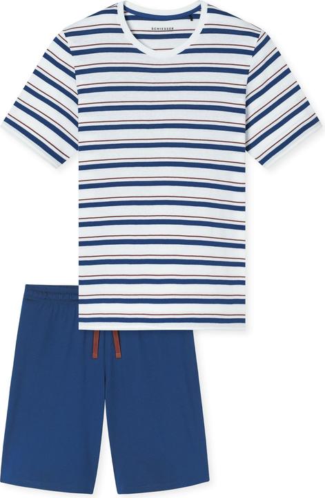 Blau, Graublau, Rot, Weiss