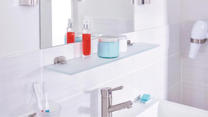 Produktbild tesa ESTEETIC WC Ersatzrollenhalter inkl. Klebelösung ohne Bohren
