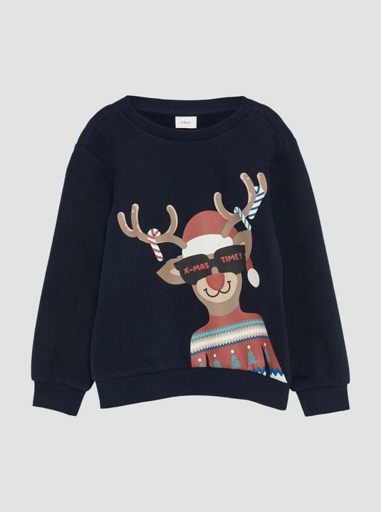 Image du produit S.Oliver Sweatshirt Wärmendes Sweatshirt mit Weihnachtsmotiv (98)