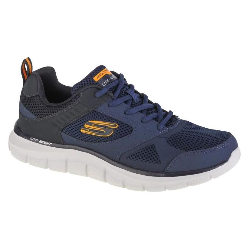 Skechers, Mannen, Sneakers, Track-Syntac Marineblauw, Blauw, (41.5)