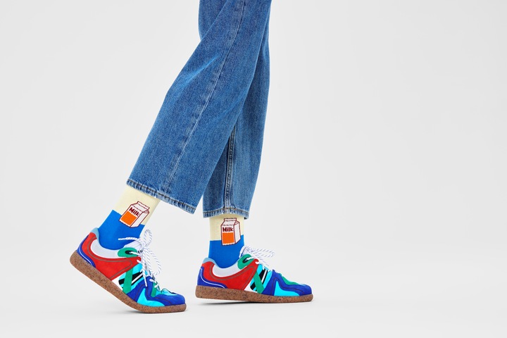 Actual product image Happy Socks Milk (Single pack, 41 - 46)