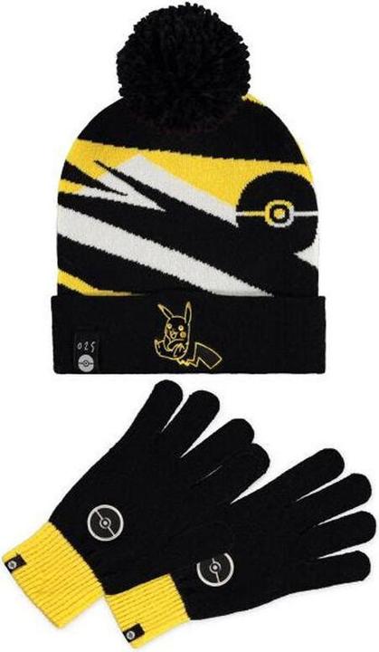 Image du produit Difuzed Bonnet & Gant : Pokémon Pikachu (Taille unique)