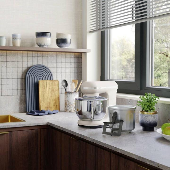 Produktbild Princess Küchenmaschine 1200 W Creme-Weiss, Edelstahl