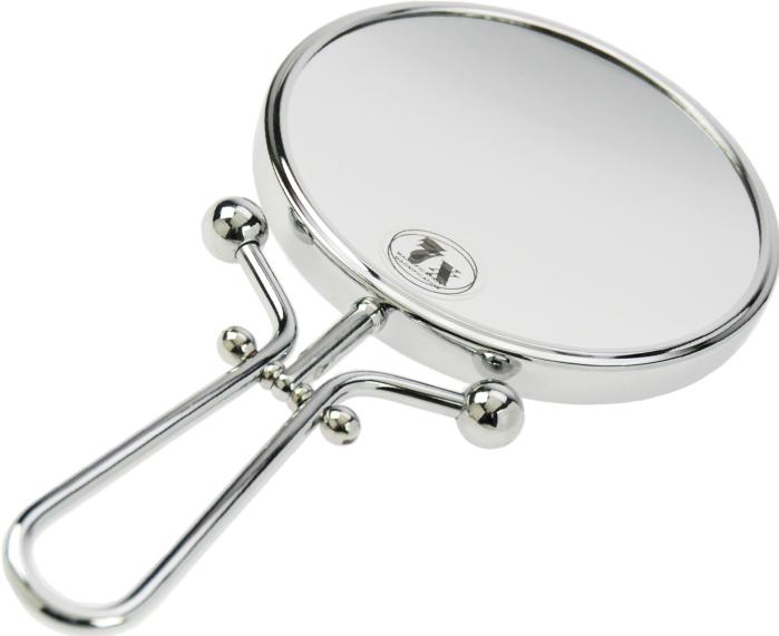 Actual product image Hand + adjustable mirror metal, silver, magnification 7x, Ø 15 cm, length: 29 cm