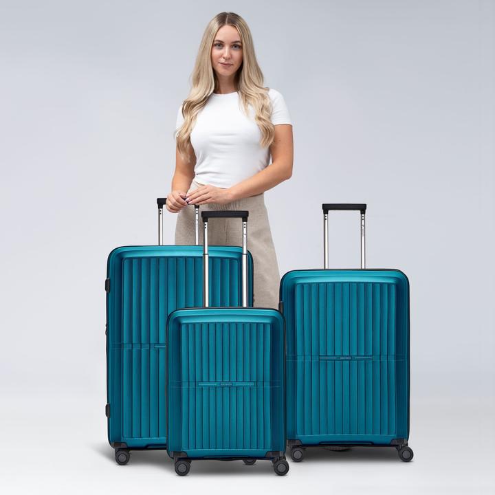 Image du produit Pactastic Collection 01 Set de valises à 4 roulettes 3pcs avec soufflet extensible (221 l)